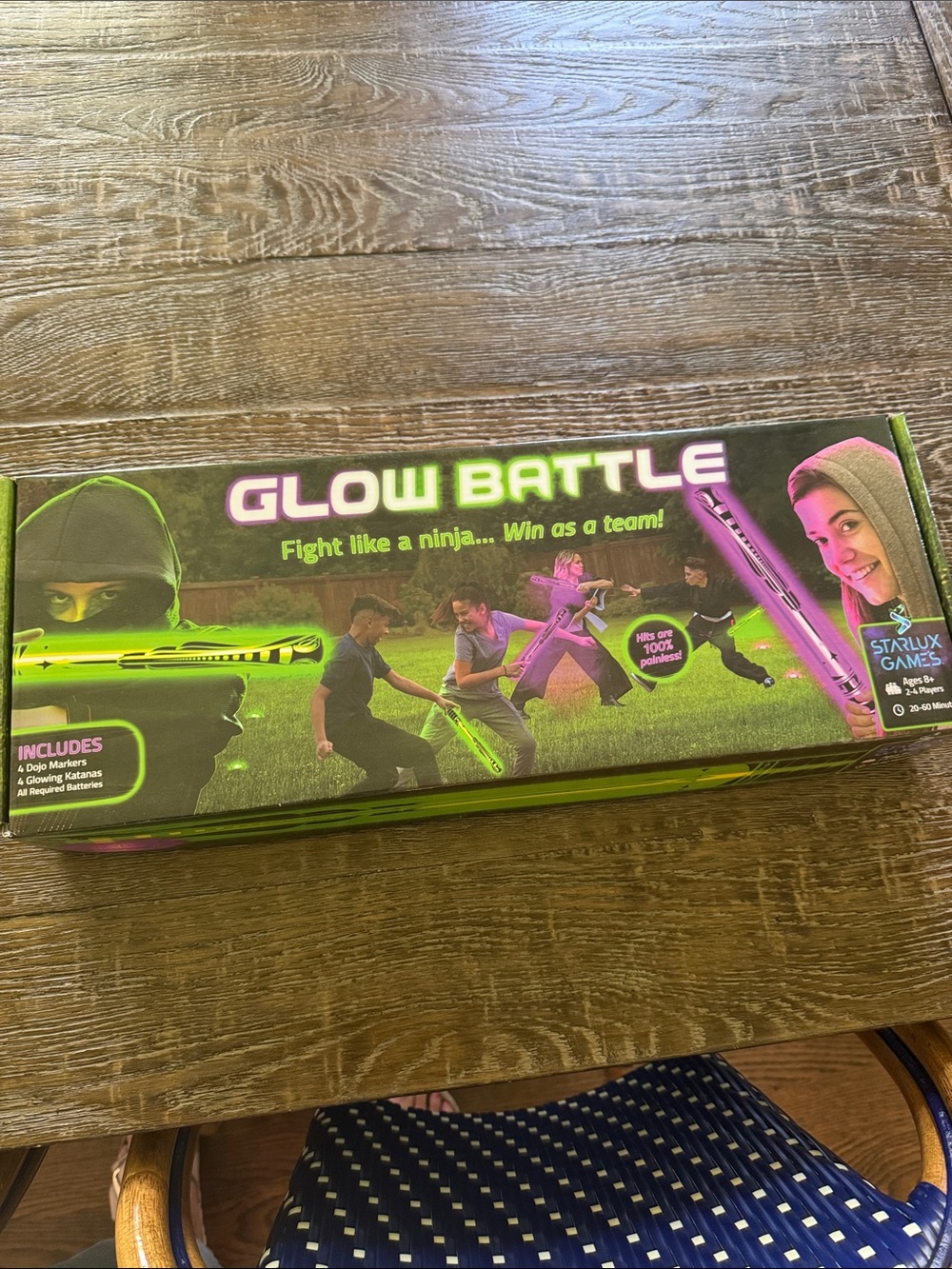 Glow Battle LED Foam Swords - Green & Purple by